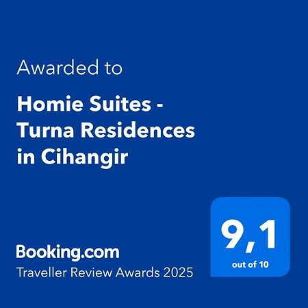 Homie Suites - Turna Residences In Cihangir Istanbul Bagian luar foto